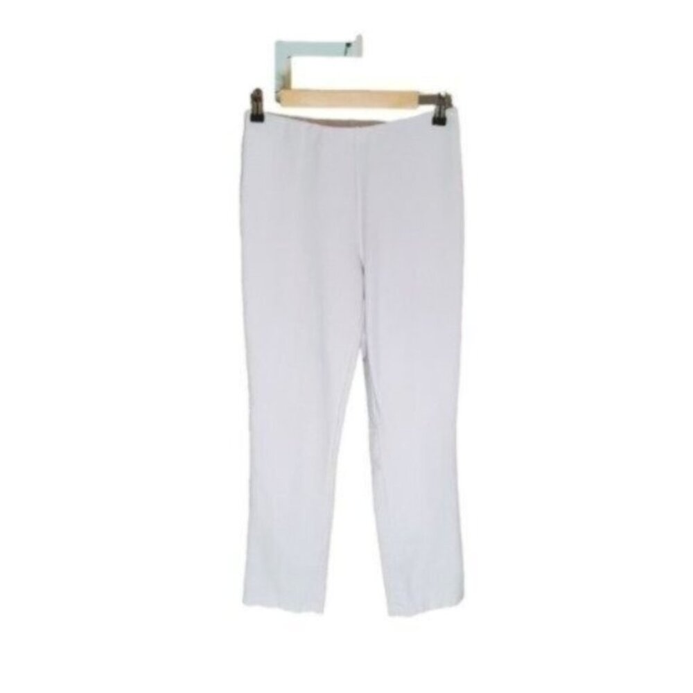 Mod-o-doc Pull On High-rise Stretch Pants White Size Small